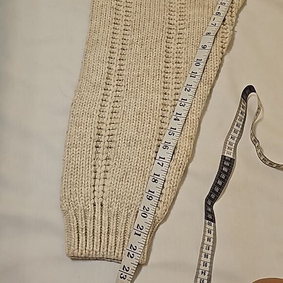 Royal faks made in Italy cable knit sweater size large - Picture 6 of 8